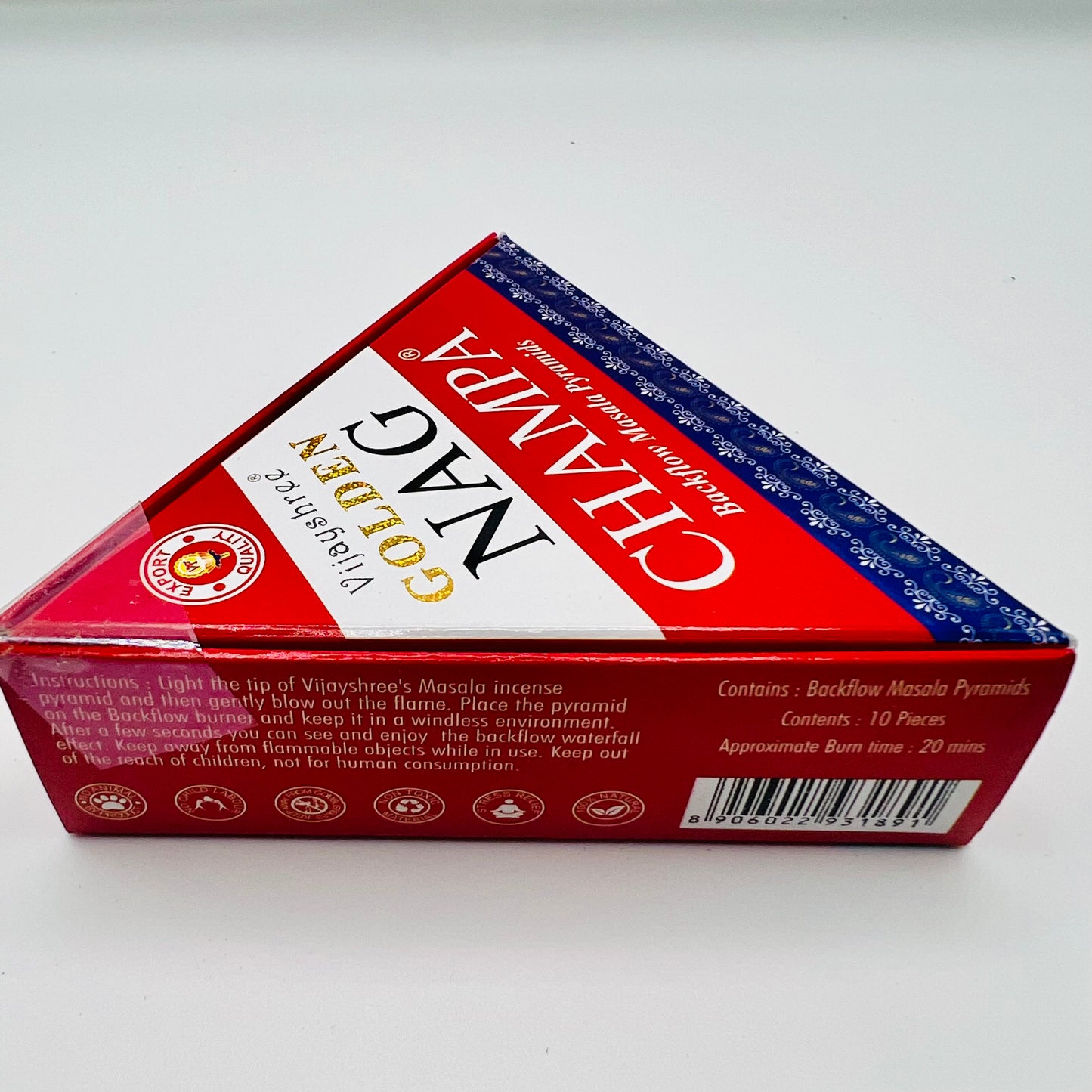 Golden Nag - Champa Back Flow Incense Cones