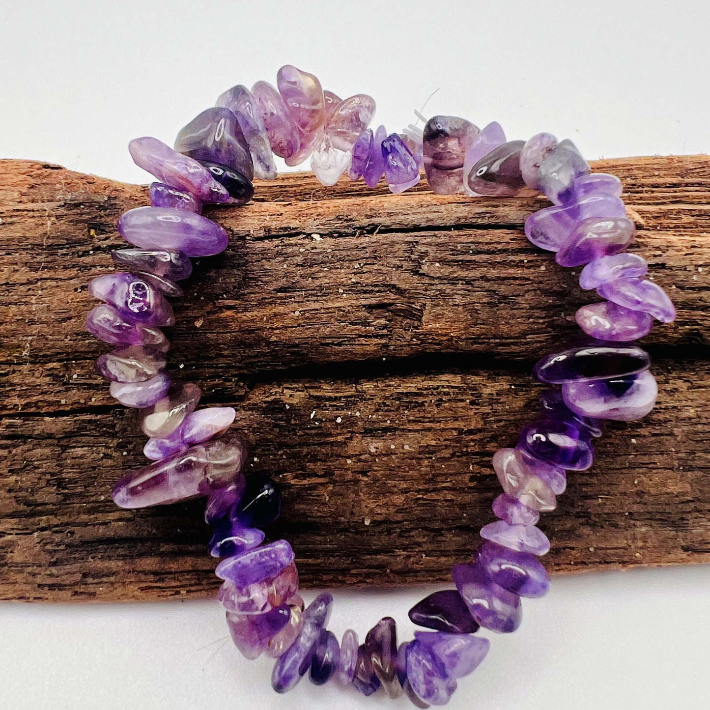 Amethyst Chip Bracelet