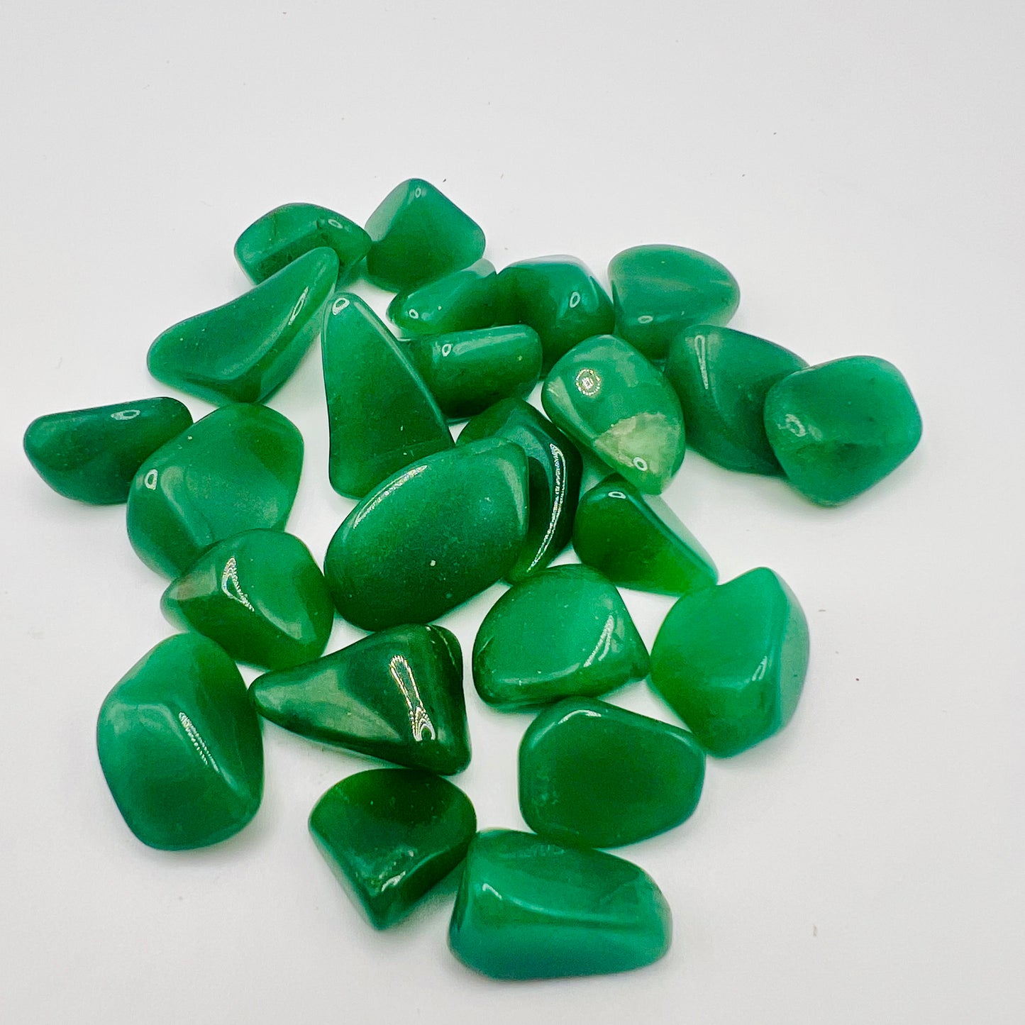 Quartz Green Tumble Stone