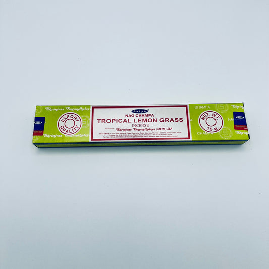 Satya Nag Champa Tropical Lemon Grass Incense Sticks