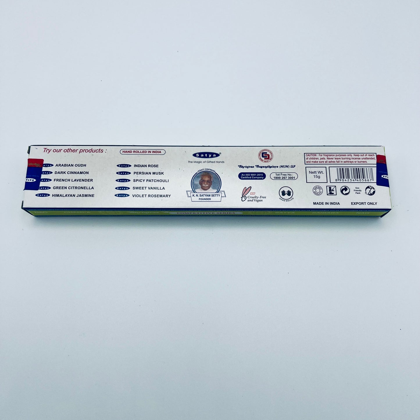 Satya Nag Champa Tropical Lemon Grass Incense Sticks