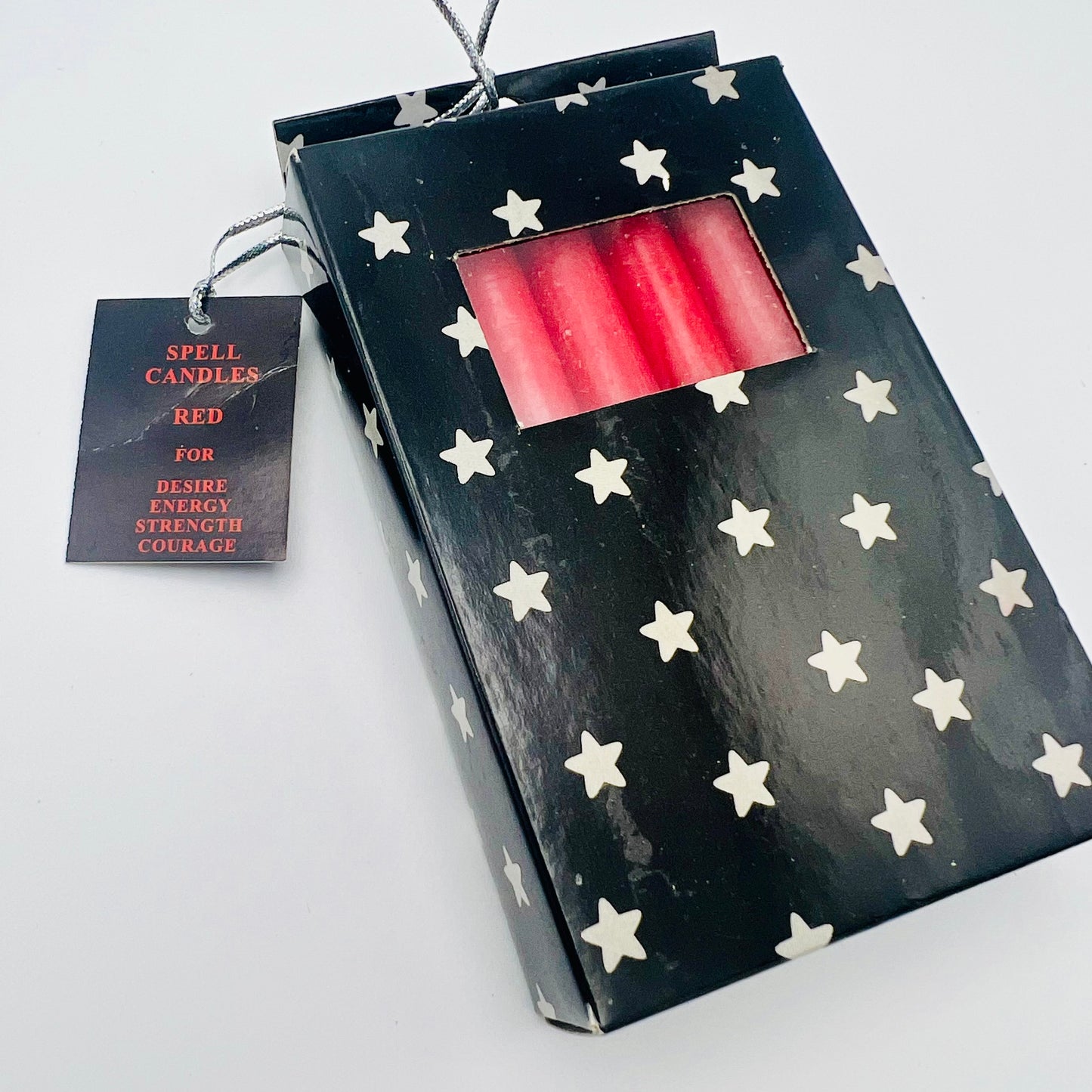 12 Magic Spell Candles with Desire Red