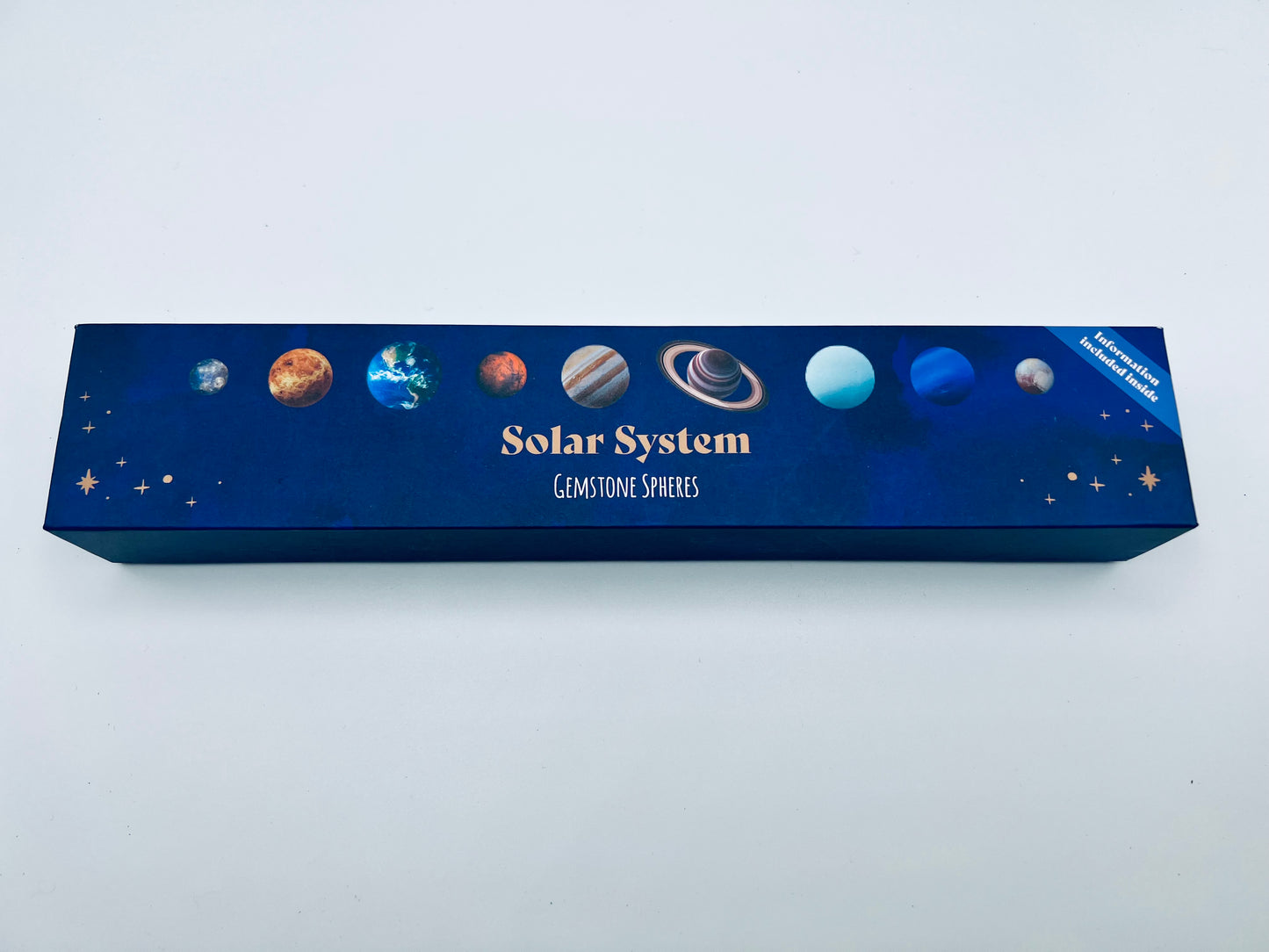 Solar System Gemstone Crystal Spheres Set