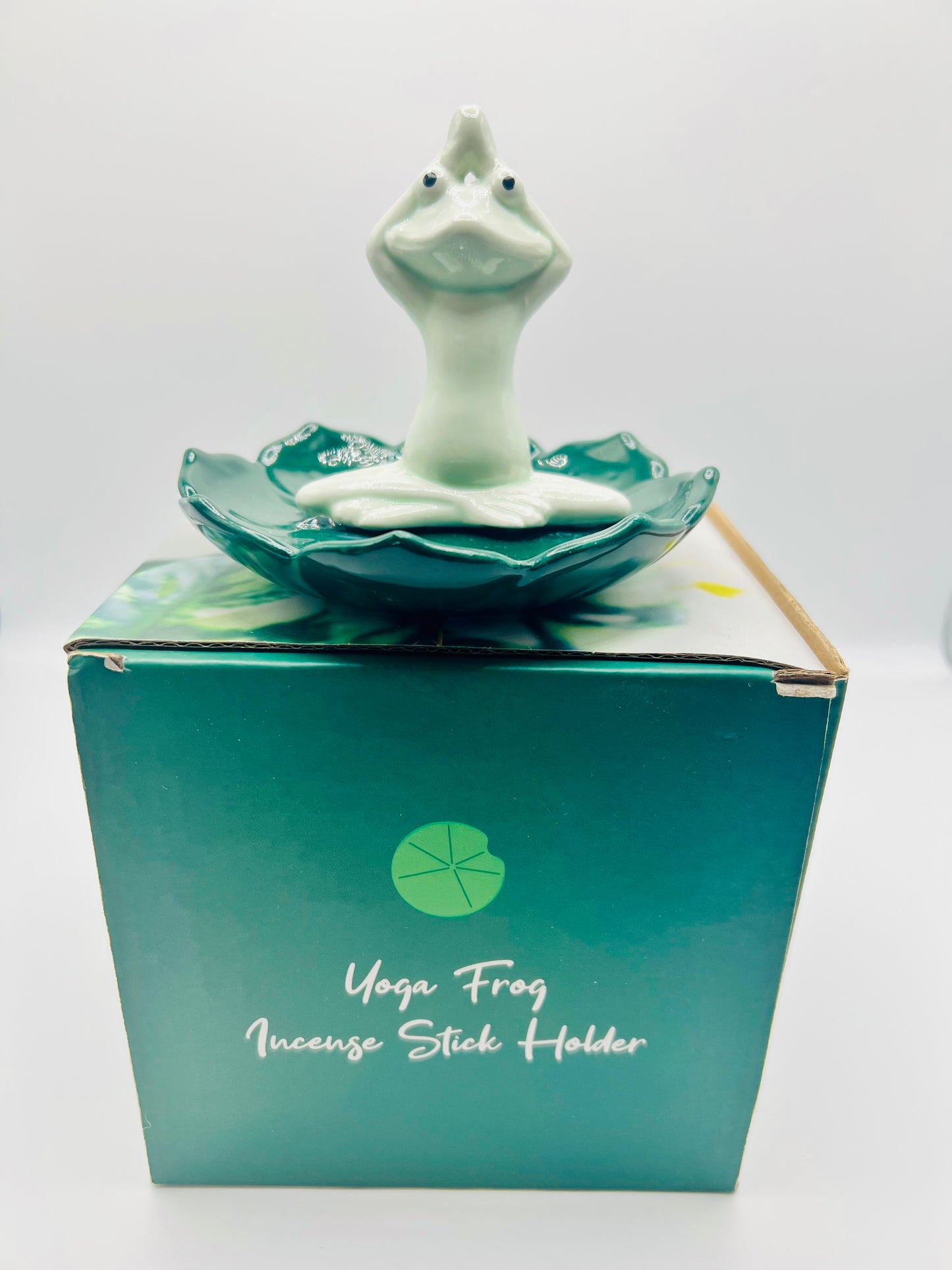 Yoga Frog Incense Stick Holder