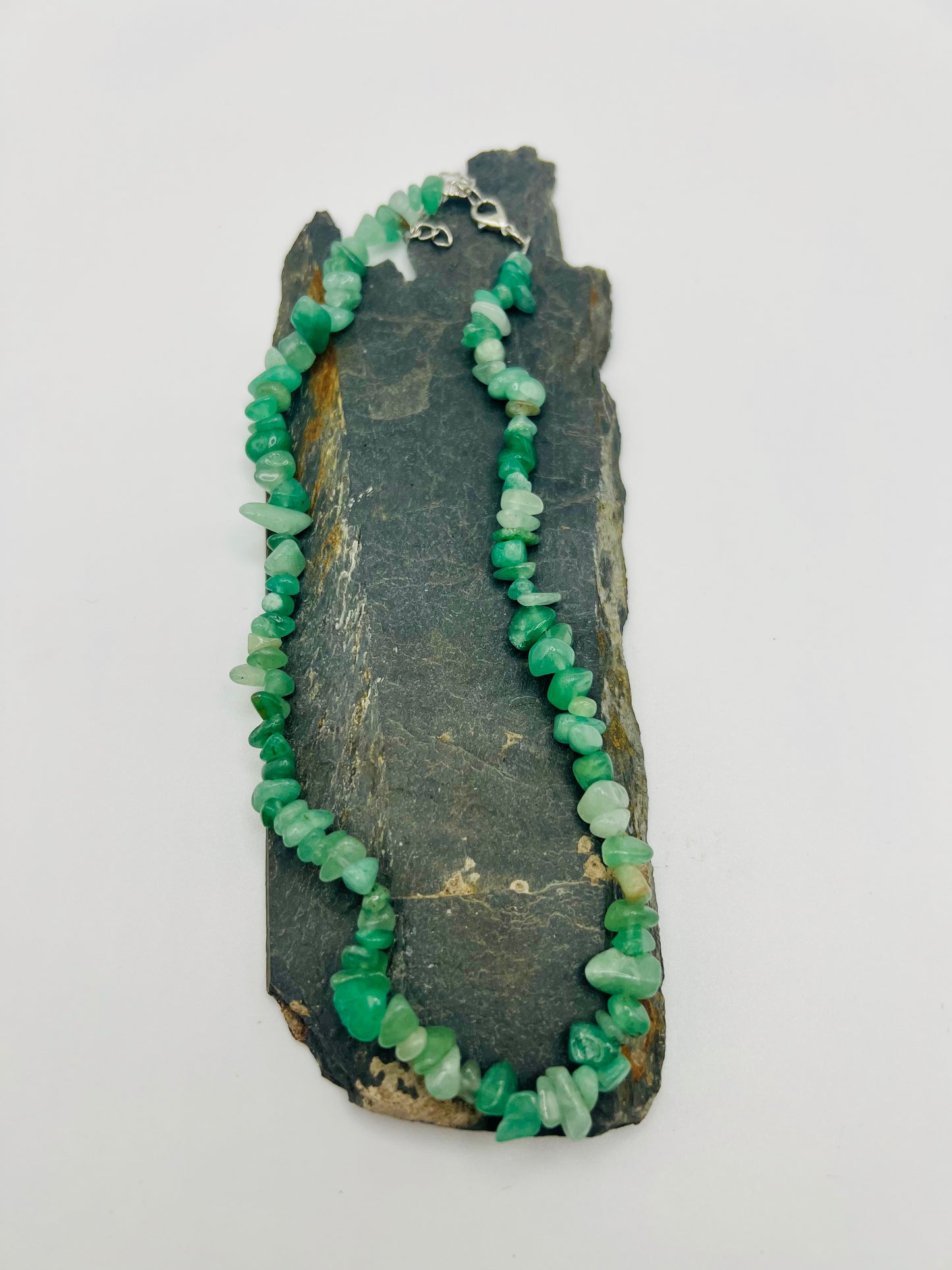 Aventurine Crystal Chip Necklace