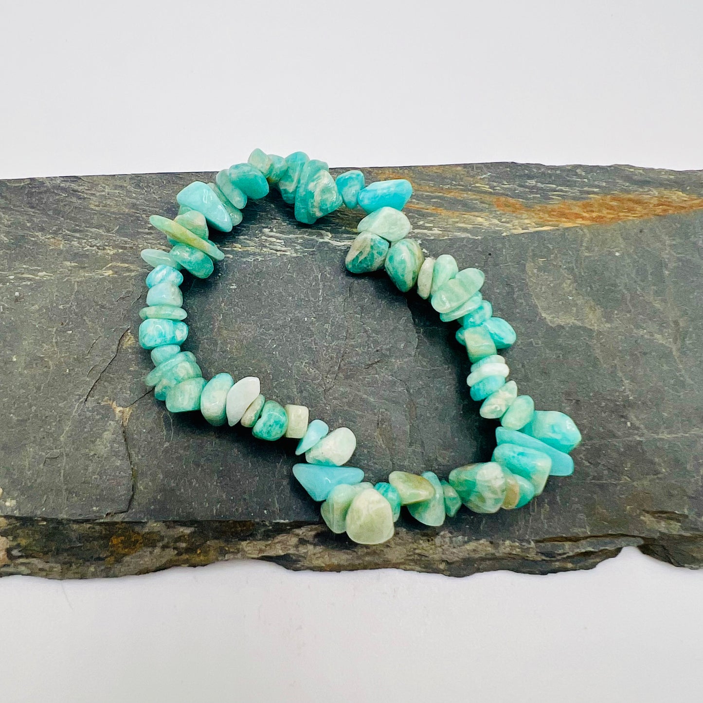 Amazonite Crystal Chip Bracelet
