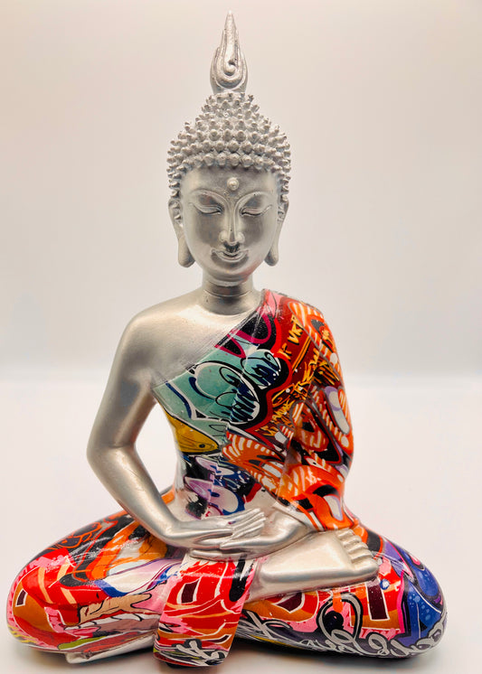 Sitting Colourful Buddha