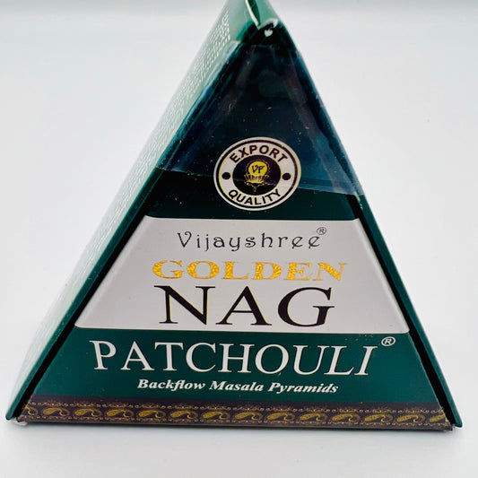 Golden Nag - Patchouli Back Flow Incense Cones