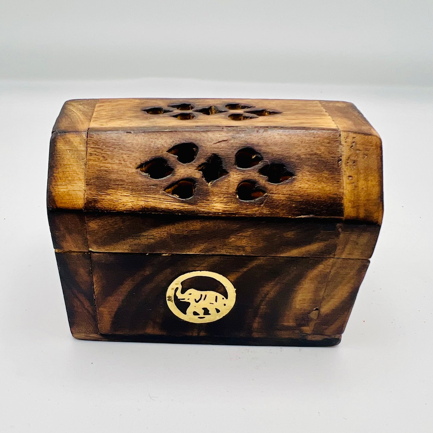 Mango Wood Mini Incense Cone Smoke Box